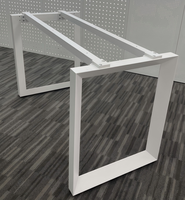 Pieds de meubles de style industriel moderne pour table basse et bureau, en métal, revêtement en poudre de fer, utilisation scolaire, design triangulaire