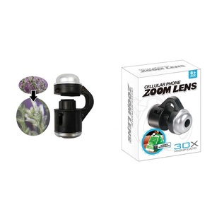 Led 빛 30X 전화 돋보기를 가진 새로운 휴대 전화 클립 온 현미경 - Product Image 3