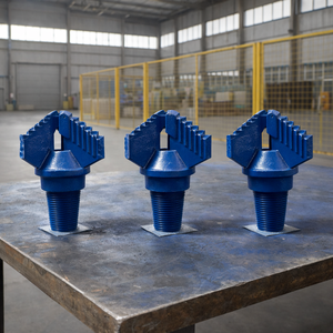 מקדח גרירה מיציקת טונגסטן קרביד בעל <span class=keywords><strong>3</strong></span> להבים, ניתן להתאמה אישית בגודל, לקידוח בארות בקרקע רכה, כלי קידוח בארות מים - Product Image 1