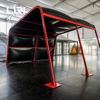Cabine ornée de capsules, en plastique, moderne, de couleur noire, prénatal, pour maison et bureau