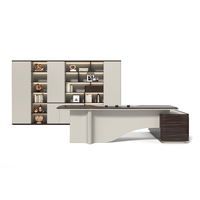 Bureau de direction moderne de luxe en provenance de Chine, vente directe d'usine, taille personnalisable, poste de travail de bureau, mobilier de bureau, bureau de travail commercial
