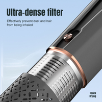 Lisseur de cheveux Resuxi HS-906 2 en 1, sèche-cheveux et lisseur pour cheveux humides et secs, avec flux d'air à haute vitesse pour tous les types de cheveux