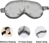 Masques pour les yeux en soie avec logo personnalisé, accessoires élégants avec style tendance, masque de sommeil élastique pour la relaxation, masque pour les yeux pour dormir