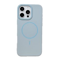 Coque de téléphone magnétique pour iPhone 17 16 15 Pro Max 14 Pro 13 Plus 12 – Housse souple mate avec toucher premium