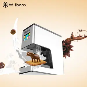Wiiboox جديد تصميم الأزياء المهنية عالية الجودة النماذج الأولية السريعة للأطفال ديي الغذاء طابعة الشوكولاته 3D