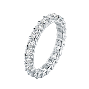Anillos de Compromiso y Boda Modernos de Plata de Ley 925 con Baño de Rodio/Oro para Mujer, Venta al Por Mayor - Product Image 1