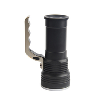 Linterna LED de Mano QXMOVING Súper Brillante, Recargable, Impermeable, con Cuerpo de Aleación de Aluminio, para Camping, Caza y Emergencias