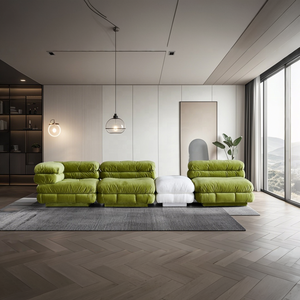 Stile moderno comodo Coud divano <span class=keywords><strong>soggiorno</strong></span> mobili modulari imbottiti in velluto divano <span class=keywords><strong>componibile</strong></span> in tessuto - Product Image 4