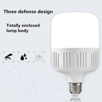 Vente en gros 110V 220V T Forme Ampoule Éclairage 5W 10W 15W 20W 30W 40W 50W 60W B22 E27 Ampoule LED Lumière