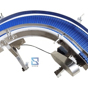 Xian Bang yeni modüler bant konveyör sistemi paslanmaz çelik zincir plaka anti-bakteriyel plastik örgü kemer ayarlanabilir hız - Product Image 2