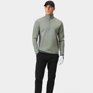 Camisetas de Manga Larga de Nailon y Elastano Transpirables de Alta Calidad para Actividades al Aire Libre, con Cierre de Cremallera, para Gimnasio y Golf - Product Image 4