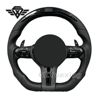 Volant en cuir véritable avec lumière LED pour BMW M2 M3 M4 M5 M6 X5M F30 F10 F20 F35 F22 F18 F07 F01 E90 E92 E46