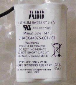 3HAC044075-001/01 Robot SMB Battery 3HAC044075-001