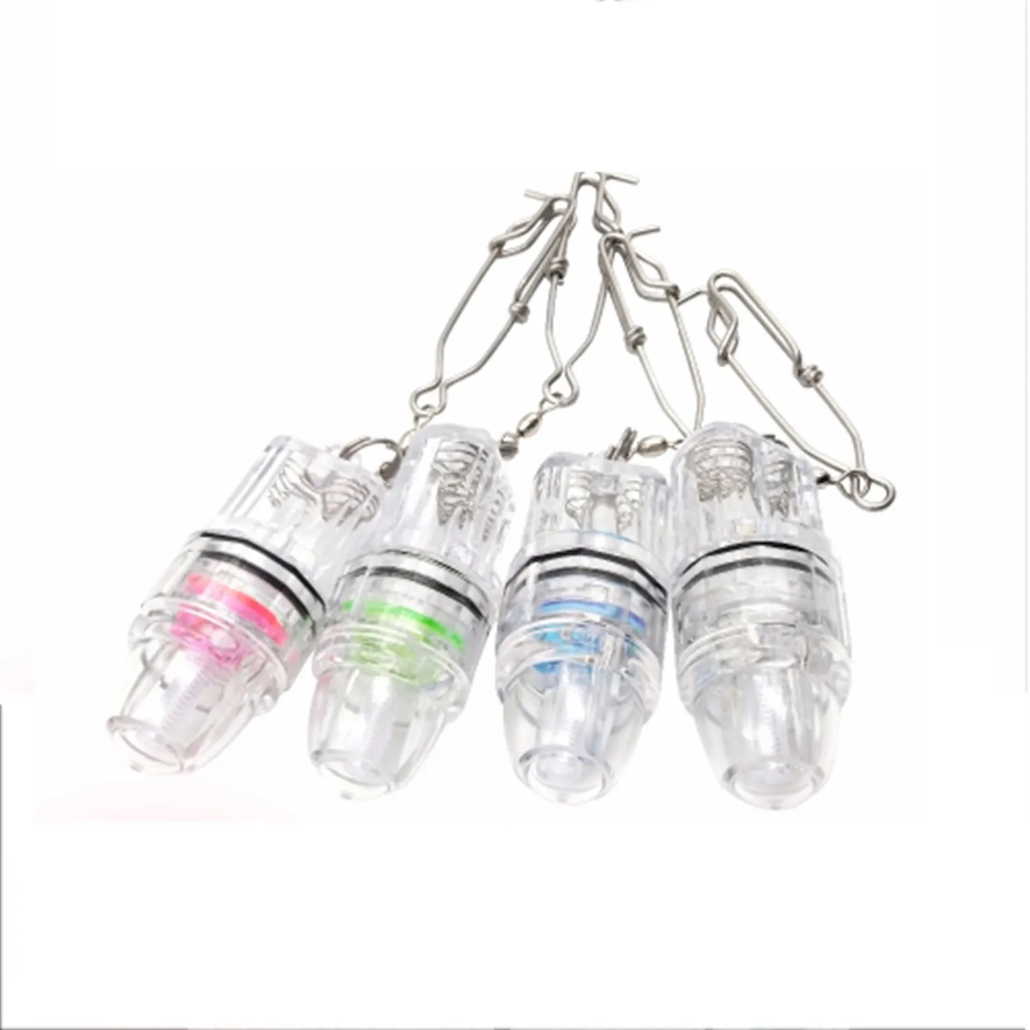 Deep Drop Fishing Light LED Underwater Fish Lure Bass Attractive Light Boat Night Fishing Lure Light 4 Colors