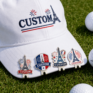 Clip de Chapeau de Golf Personnalisé avec Logo Drapeau Français et Marqueur de Balle Magnétique Puissant – Accessoire de Golf pour la Fête de la <span class=keywords><strong>Bastille</strong></span> (Vente en Gros) - Product Image 1