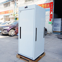 Chariot isolé mobile commercial d'armoire de nourriture chariot de banquet de restaurant d'acier inoxydable