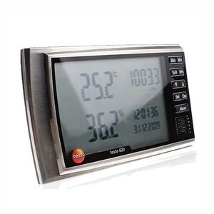 เทอร์โมไฮโกรมิเตอร์และบารอมิเตอร์ Testo 622 (0560 6220) ของแท้ 100% พร้อมจอ LCD ขนาดใหญ่สำหรับตั้งโต๊ะและติดผนัง - Product Image 2