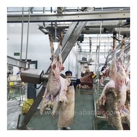 Équipement professionnel de manutention des moutons, matériel d'abattage pour petits abattoirs avec ligne de machines de boucherie pour moutons/chèvres