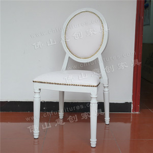 Louis XIV sedia bianca in alluminio nuovo Design Cafe Hotel banchetto matrimonio soggiorno in resina di ferro sale per <span class=keywords><strong>eventi</strong></span> in plastica - Product Image 3