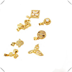 Colgantes de Moda, Dijes de Aleación de Zinc con Microincrustaciones de Flores, Ciervos, Animales del Zodiaco, Accesorios de Collar Unisex - Product Image 2