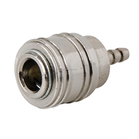 Conector de Manguera de Aire Tipo Europeo de Liberación Rápida, Conexión Hembra, Extremo de Manguera de Empuje, Tipo Alemán, Material de Acero, Anticorrosión, Industrial