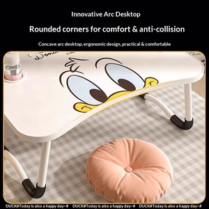 Mesa Plegable Pequeña de Acero Inoxidable con Licencia Oficial de <span class=keywords><strong>Kuromi</strong></span>, Soporte para Portátil para Dormitorio, Hogar, Ventanal, Sillón, o para Niños - Product Image 4