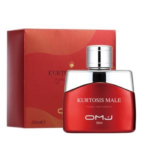 Perfume Moderno Rojo para Hombre OMJ, Aroma Ligero y Duradero, Tentación Natural de Durazno, Naranja, Vainilla y Sándalo, para Oficina y Fiestas - Product Image 1