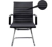 Chaises de visiteur de meubles de bureau en cuir de qualité de fabricant de Shenzhen