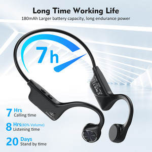 Auriculares Deportivos Inalámbricos de Conducción Ósea OEM ODM con Chipset de Conducción Ósea, Diseño de Oreja Abierta, Pantalla LED, Resistentes al Agua IPX5 e IPX-6 - Product Image 2