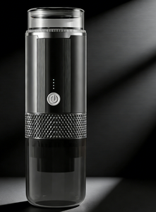 Nouvelle cafetière électrique portable réutilisable en plastique 2025 pour capsules et café moulu, idéale pour les cafés - Product Image 5