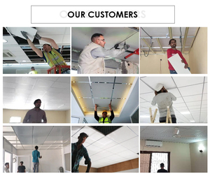 Ameton Acoustic tấm Trần cách âm treo trắng sợi khoáng Trần bảng thả trần gạch 2x4 - Product Image 5