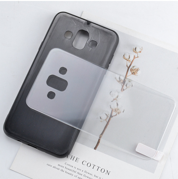 Conception d'impression LOGO Personnalisé Étui En Verre Trempé Pour Samsung J7 DUO