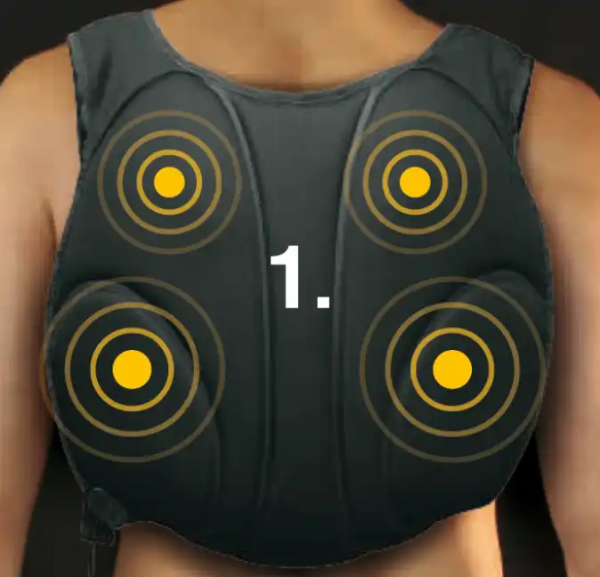 Electronics Vibrating Back Massage Vest
