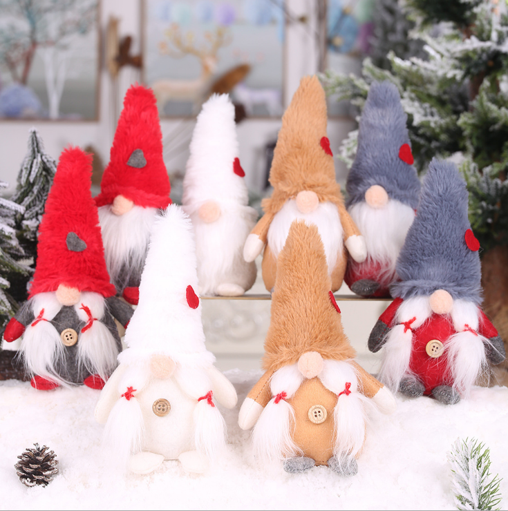スウェーデンのぬいぐるみサンタ人形Gnomeスカンジナビアトンテ