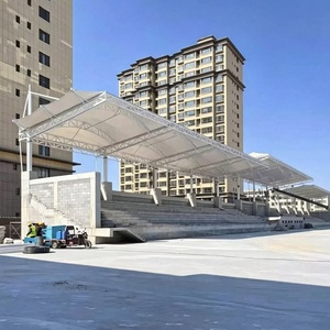 Estructuras de Acero para Techos de Membrana Tensada, Techos de Membrana PVDF para Pistas de Atletismo, Estadios y Canchas - Product Image 3