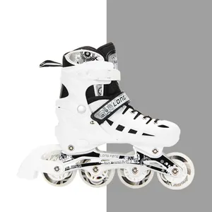 Patines ajustables para adultos y niños, patines profesionales de velocidad en línea de 4 ruedas