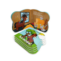 Impression numérique couleur personnalisée, reliure parfaite, livres cartonnés A5 pour enfants, apprentissage éducatif, histoires pour enfants et bandes dessinées pour bébés