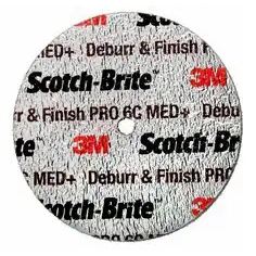 Scotch-Brite™DP-UW PRO 6C MED + Roue compressée finition ébavurage 150mm X 25mm X 12.5mm Tampon de disque abrasif OEM 5mm personnalisable - Product Image 1