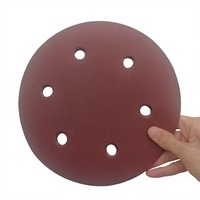 Disques de ponçage ronds de 225 mm (9 pouces) à 6 trous pour ponçage mural, préparation des surfaces en bois et en métal, pour ponceuse à cloisons sèches