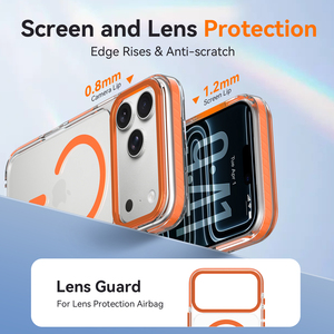 Nouvelle coque de téléphone antichoc transparente magnétique en métal de haute qualité avec cadre d'objectif métallique pour iPhone 17 18 Pro Max - Product Image 4