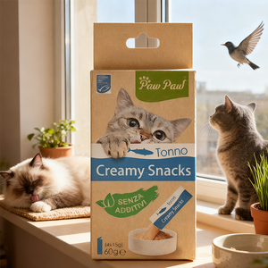 カスタマイズ可能な猫用ペットスナック栄養バー スパウト付き 15g チキン・ツナ・サーモン・キャビアフード 子猫用液体スナックストリップ - Product Image 1