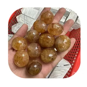 New arrivals semi-precious stone 20-30mm Premium crystals natur golden healer tumbled stones for sale