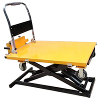 Chariot élévateur hydraulique électrique, plateforme de levage mini pour camionnette, chariot à plateforme électrique portable