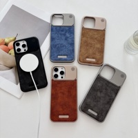 Logo personnalisable élégant portefeuille à la mode étui à rabat pour téléphones mobiles étanche PC couverture Compatible 14 Pro