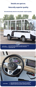 Bus électrique touristique moderne, silencieux, multi-places, à batterie, pour trajets en ville, idéal pour les excursions en station balnéaire ou au parc. - Product Image 2