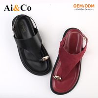 Sandales plates décontractées pour femmes, tendance été, respirantes, légères, confortables, avec bride arrière élastique réglable