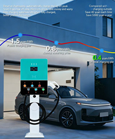 Station de recharge murale pour véhicules électriques 7kW AC GB/T 32A 220V, utilisation commerciale, recharge rapide pour véhicules électriques