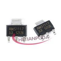 Circuit intégré original AMS1117-3.3V régulateur de tension et puce IC abaisseur AMS1117