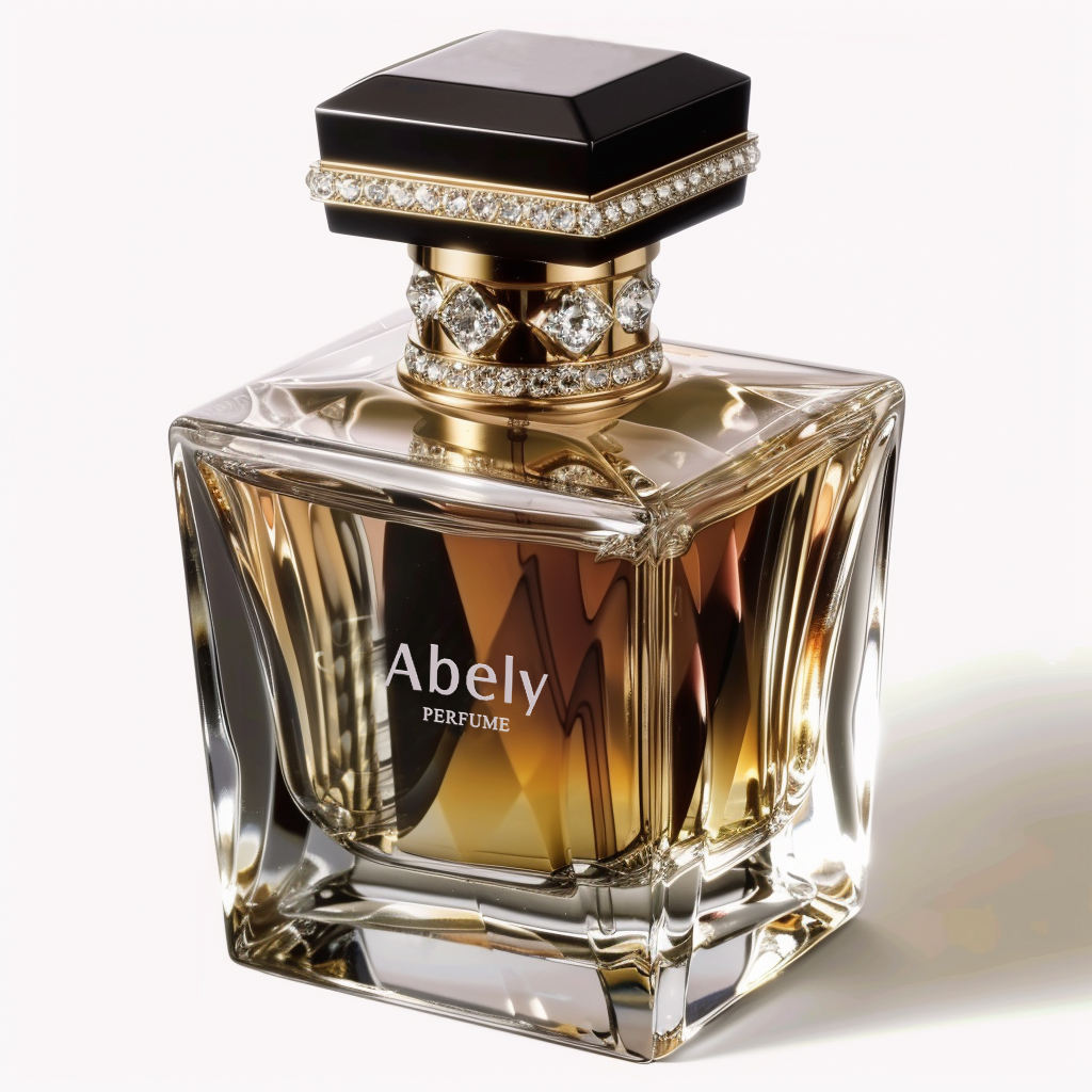 Etched Dramatic 50Lm Grey Color Diamond Perfume Bottle Alloys Oud