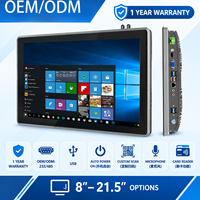 PC Industri Touchscreen dengan Monitor 10.1 10.4 12.1 15 17 19 Inch, Monitor Industri yang Digunakan di Kabinet Layar Sentuh Komersial
